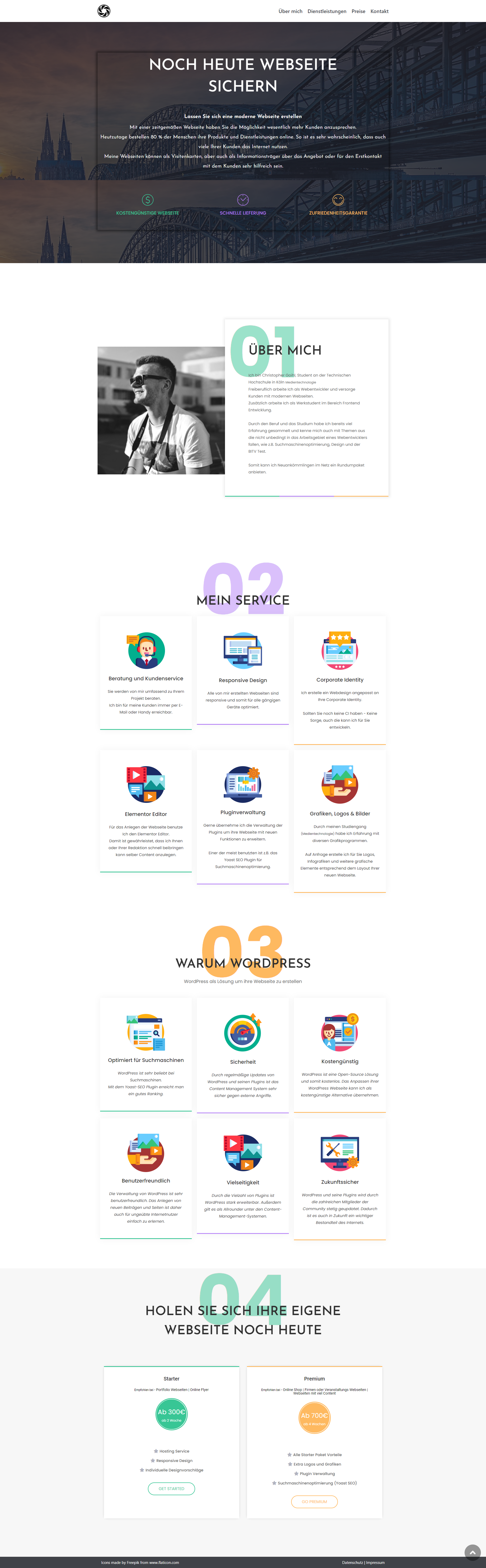 webdev portfolio mockup fullscreen